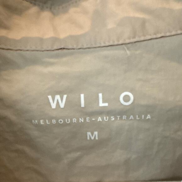 Wilo The Label Parachute Windbreaker Jacket Medium Travel Neutral Sporty Outdoor - Picture 3 of 12